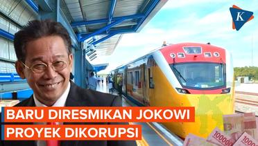 Baru Diresmikan Jokowi, Proyek Jalur Kereta Makassar-Parepare Dikorupsi