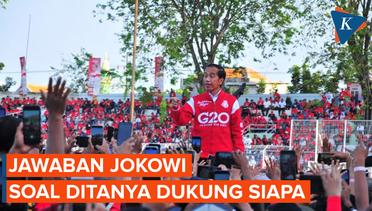 Ketika Ditanya Soal Dukung Siapa di Pilpres 2024, Ini Jawaban Jokowi