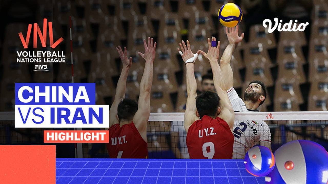 Match Highlights China vs Iran Men's Volleyball Nations League 2022