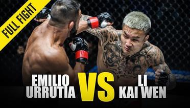 Emilio Urrutia vs. Li Kai Wen - ONE Full Fight - July 2018
