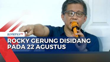 Buntut Dugaan Hina Jokowi, Rocky Gerung Disidang 22 Agustus 2023