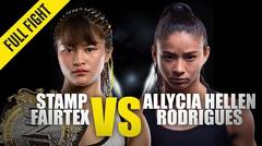 Stamp Fairtex vs. Allycia Hellen Rodrigues - ONE Championship Full Fight
