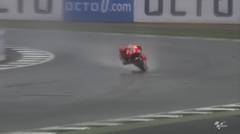 Marquez slides out of Silverstone qualifying