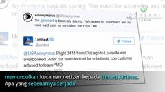Dikecam Netizen, United Airlines Menyeret Penumpang Keluar Dari Pesawat