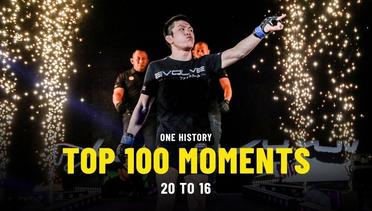 Top 100 Moments In ONE History - 20 To 16 - Ft. Shinya Aoki, Angela Lee, Aung La N Sang & More