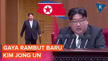 Melihat Gaya Rambut Baru Kim Jong Un, Tampak Belah Tengah Saat Gertak Korea Selatan