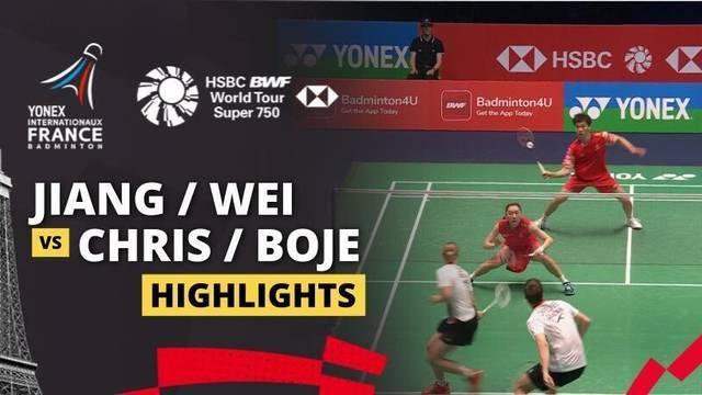 Jiang Zhen Bang/Wei Ya Xin (CHN) vs Mathias Christiansen/Alexandra Boje (DEN) - Highlight | YONEX French Open 2025