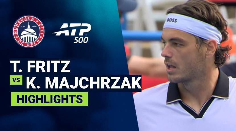 Taylor Fritz vs Kamil Majchrzak - Round 2 (Stadium) | ATP 500: Mubadala Citi DC Open 2026