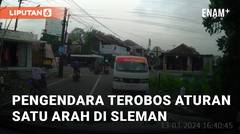 Viral Kebiasaan Pengendara Terobos Aturan Satu Arah di Sleman Yogyakarta