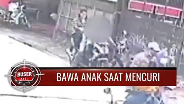 Bawa Anak, Pasutri di Bekasi Terekam CCTV Sedang Mencuri Telepon Genggam | Buser Pagi