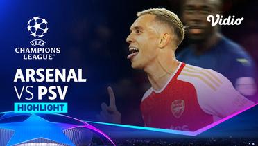 Arsenal vs PSV - Highlights | UEFA Champions League 2023/24