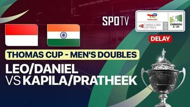 Men's Doubles: Leo Rolly Carnando/Daniel Marthin (INA) vs Dhruv Kapila/Sai Pratheek.K (IND) | Thomas Cup Group C - TotalEnergies BWF Thomas & Uber Cup - 01 Mei 2024