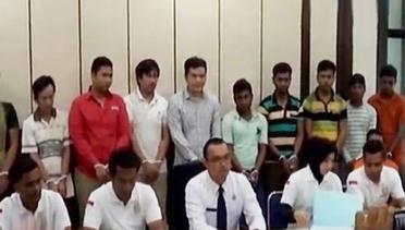 VIDEO: Imigrasi Tanjung Balai Karimun Amankan 14 Pekerja Asing
