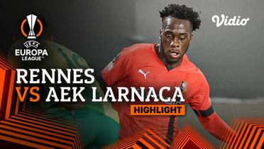 Highlights  - Rennes vs AEK Larnaca | UEFA Europa League 2022/23