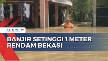 Banjir Luapan Sungai Kali Bekasi, 50 Keluarga Terdampak