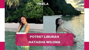 6 Potret Natasha Wilona saat Berlibur ke Raja Ampat, Buktikan Kecantikannya Natural tanpa Filter