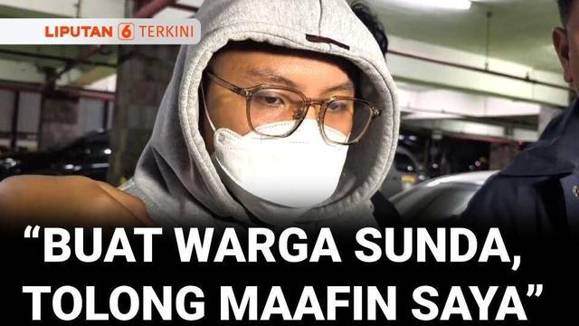 Resbob Tobat! Minta Maaf ke Warga Sunda dan Berjanji Tidak Ulangi Perbuatannya | Liputan 6