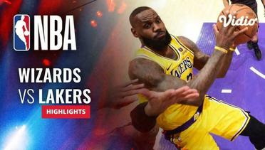 Washington Wizards vs LA Lakers - Highlights | NBA Regular Season 2023/24
