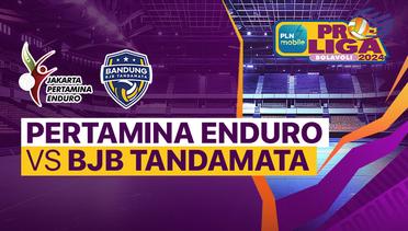 Putri: Jakarta Pertamina Enduro vs Bandung BJB Tandamata - Full Match | PLN Mobile Proliga 2024