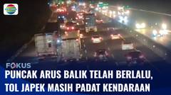 Puncak Arus Balik Telah Berlalu, Tol Jakarta-Cikampek Masih Padat Kendaraan | Fokus