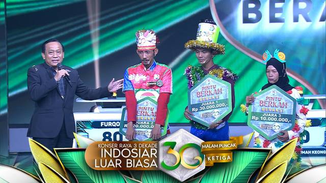 Final Pintu Berkah Beraksi! Bukti Semangat Para Pejuang Keluarga | Konser Raya 3 Dekade Indosiar