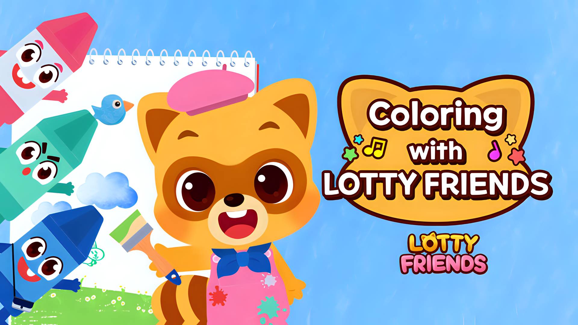 Lotty Friends - Coloring with Lotty Friends