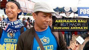 Aremania Asal Bali Ikut Hadir pada Laga Final antara Arema FC Melawan Pusamania Borneo FC