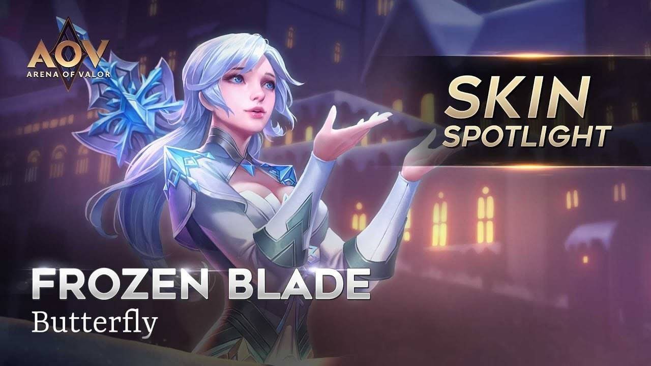 Frozen Blade Butterfly Skin Spotlight Garena AOV ( Arena of Valor