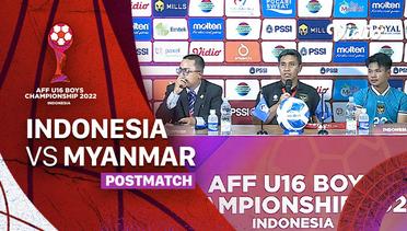 Post Match Conference - Indonesia vs Myanmar