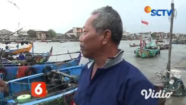 Gelombang Tinggi Terjang Kampung Nelayan