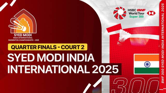 Zhi-Wei He/Huang Jui-Hsuan (TPE) vs Radion Alimov/Maksim Obloblin (AIN) - Full Match | SYED MODI India International 2025