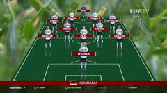 LINEUPS – GERMANY v MEXICO - MATCH 11 _ 2018 FIFA WORLD CUP
