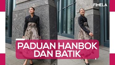Padukan Hanbok dan Batik, Maudy Ayunda Tampil Anggun di ASEAN Business Awards
