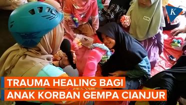 KG Media Dampingi Korban Gempa Cianjur hingga Bangun Sekolah Darurat
