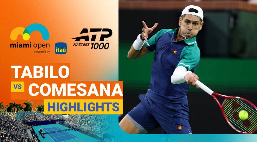 Alejandro Tabilo vs Francisco Comesana - Round 1 (Grandstand) | ATP 1000: Miami Open Presented by Itau 2026
