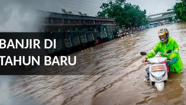 Banjir Jakarta, Transjakarta Hingga KRL Tak Bisa Beroperasi