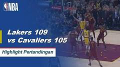 NBA | Cuplikan Hasil Pertandingan Lakers 109 vs Cavaliers 105