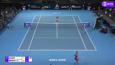 Match Highlights | Belinda Bencic 2 vs 1 Coco Gauff | WTA Adelaide International 2021