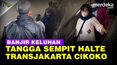 Mirip Gang Senggol, Viral Wujud Tangga Sempit Halte TransJakarta Cawang Cikoko