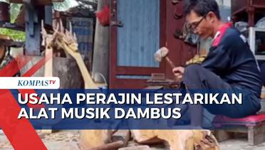 Usaha Mulkan, Perajin Lestarikan Alat Musik Dambus Kepala Rusa Khas Bangka Belitung