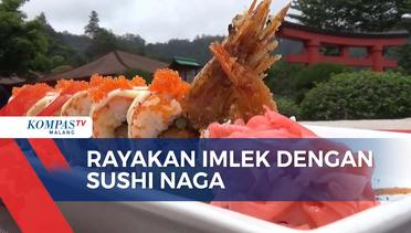Unik! Sajian Imlek Sushi Bentuk Naga