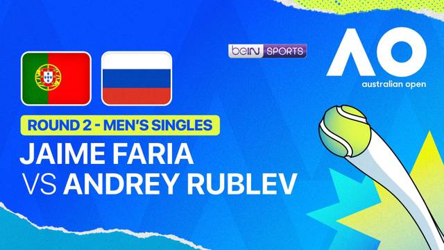 Jaime Faria (POR) vs Andrey Rublev (RUS) - Full Match | Australian Open 2026