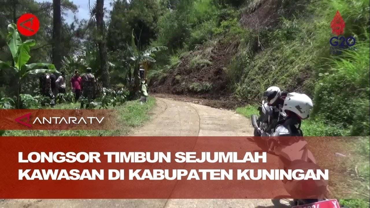 Longsor timbun sejumlah kawasan di Kabupaten Kuningan - Antara