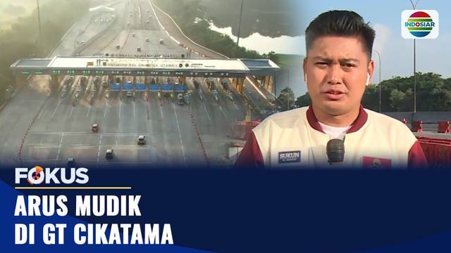 Rekayasa Lalu Lintas di GT Cikatama H-1 Lebaran | Fokus