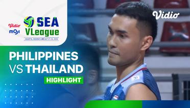 Highlights | Putra: Philippines vs Thailand | SEA VLeague 2023 - Indonesia