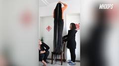 Sosok Rapunzel Dunia Nyata, Pemilik Rambut Sepanjang 3,5 Meter