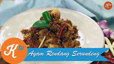 Resep Ayam Rendang Serundeng (Rendang Chicken Serundeng Recipe Video) - HIJAB CHEF
