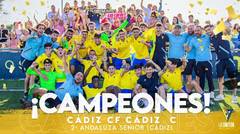Cadiz C is proclaimed champion of the 2nd Andalusian Senior | Cadiz Football Club