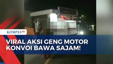 Geng Motor di Sukabumi Konvoi Bawa Senjata Tajam, 13 Orang Ditangkap!