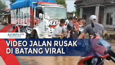 Jalan Seribu Lobang di Kabupaten Batang Diperbaiki Usai Viral di Media Sosial